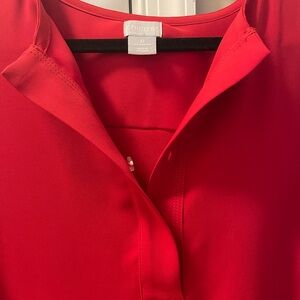 Chicos Red Blouse